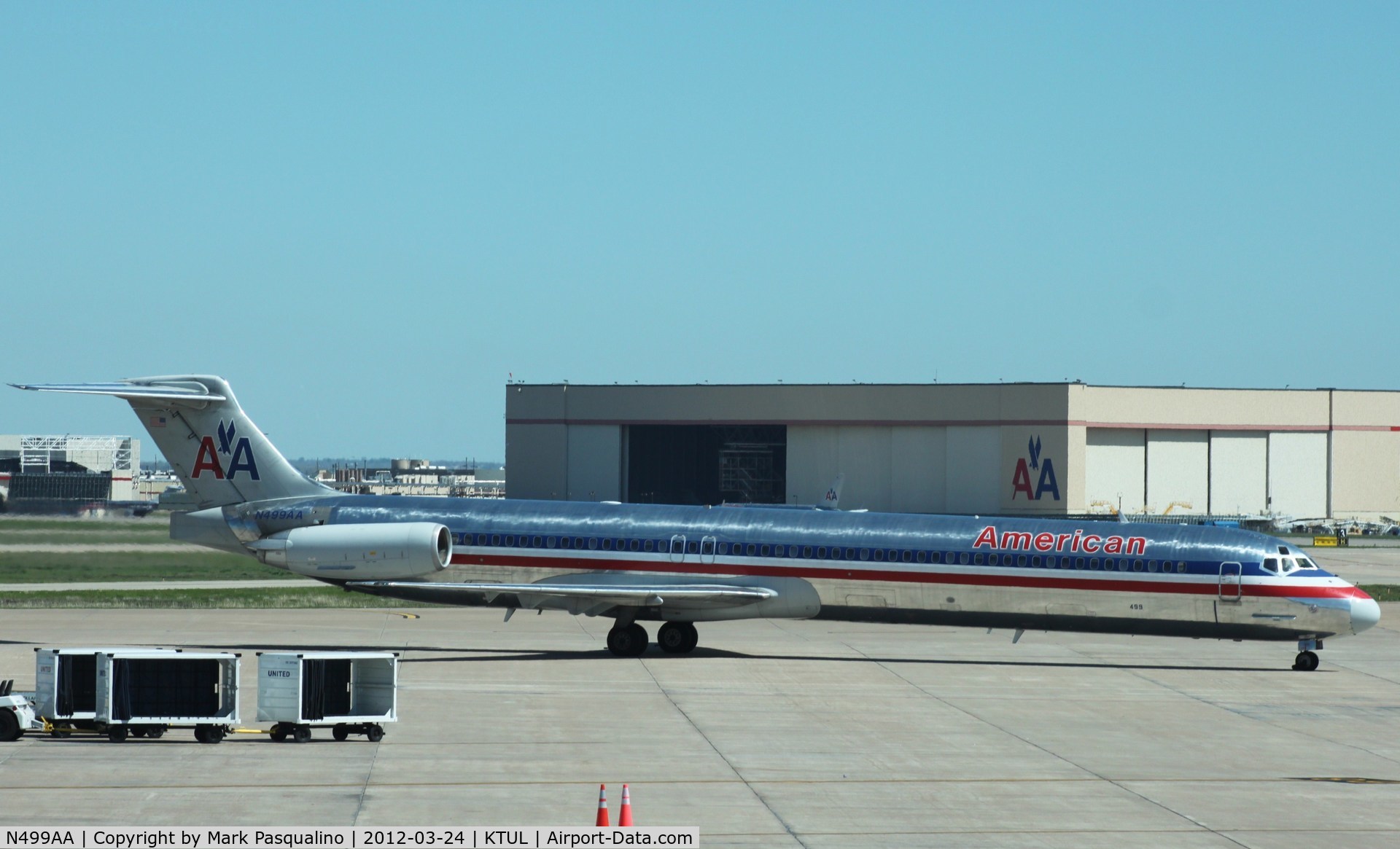 N499AA, 1989 McDonnell Douglas MD-82 (DC-9-82) C/N 49737, MD-82