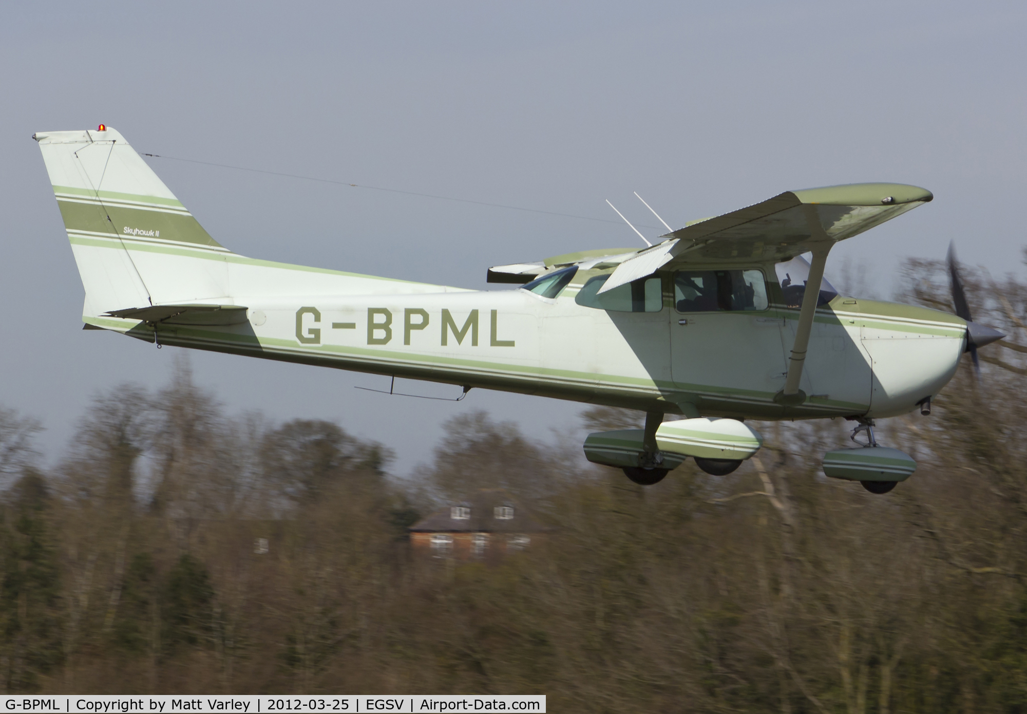 G-BPML, 1976 Cessna 172M C/N 172-67102, Arrivng for the fly in.