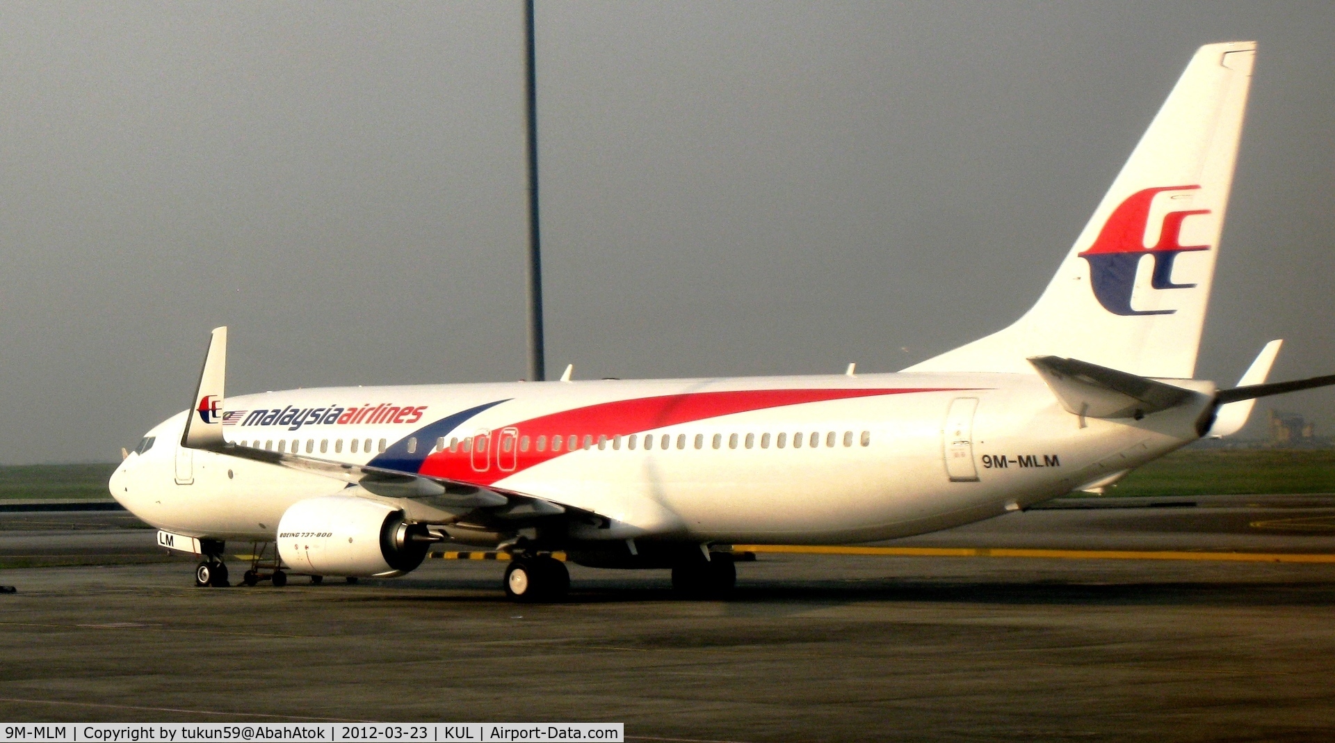 9M-MLM, 2011 Boeing 737-8H6 C/N 39323, Malaysia Airlines