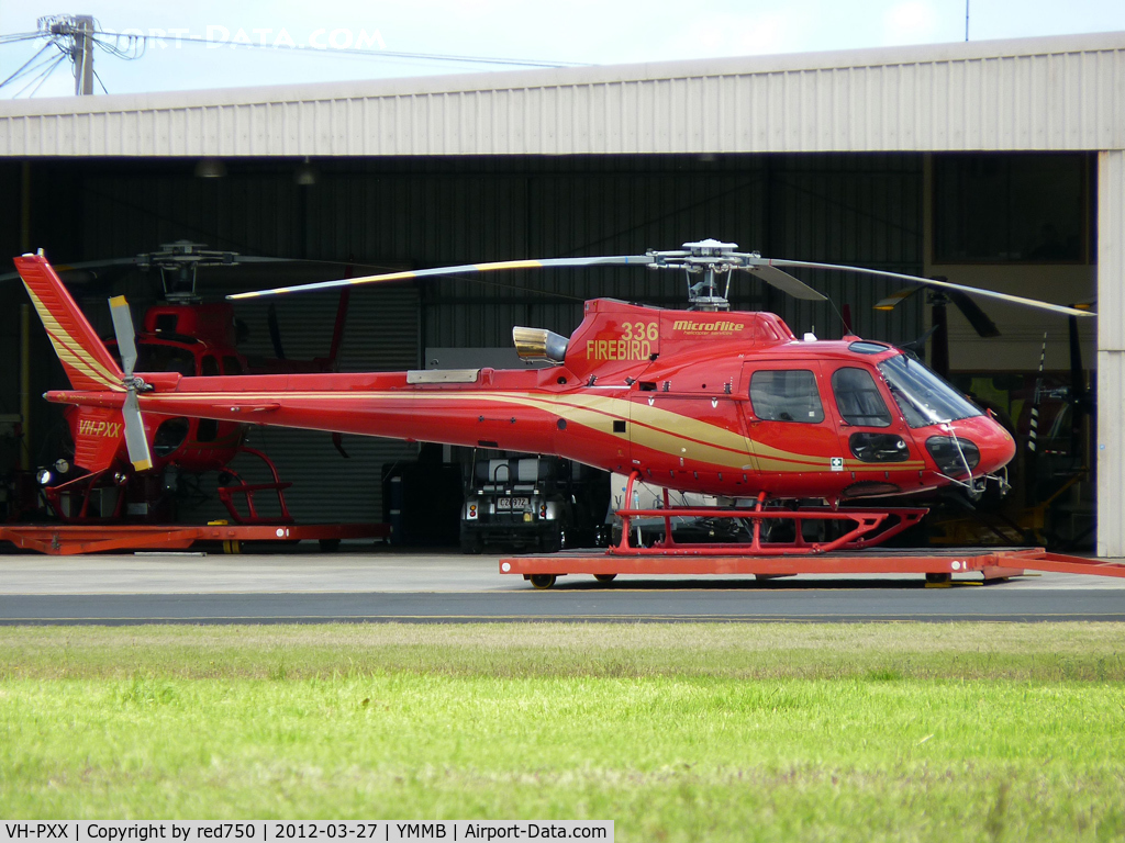 VH-PXX, 2010 Eurocopter AS-350B-3 Ecureuil Ecureuil C/N 4852, Eurocopter VH-PXX at Moorabbin