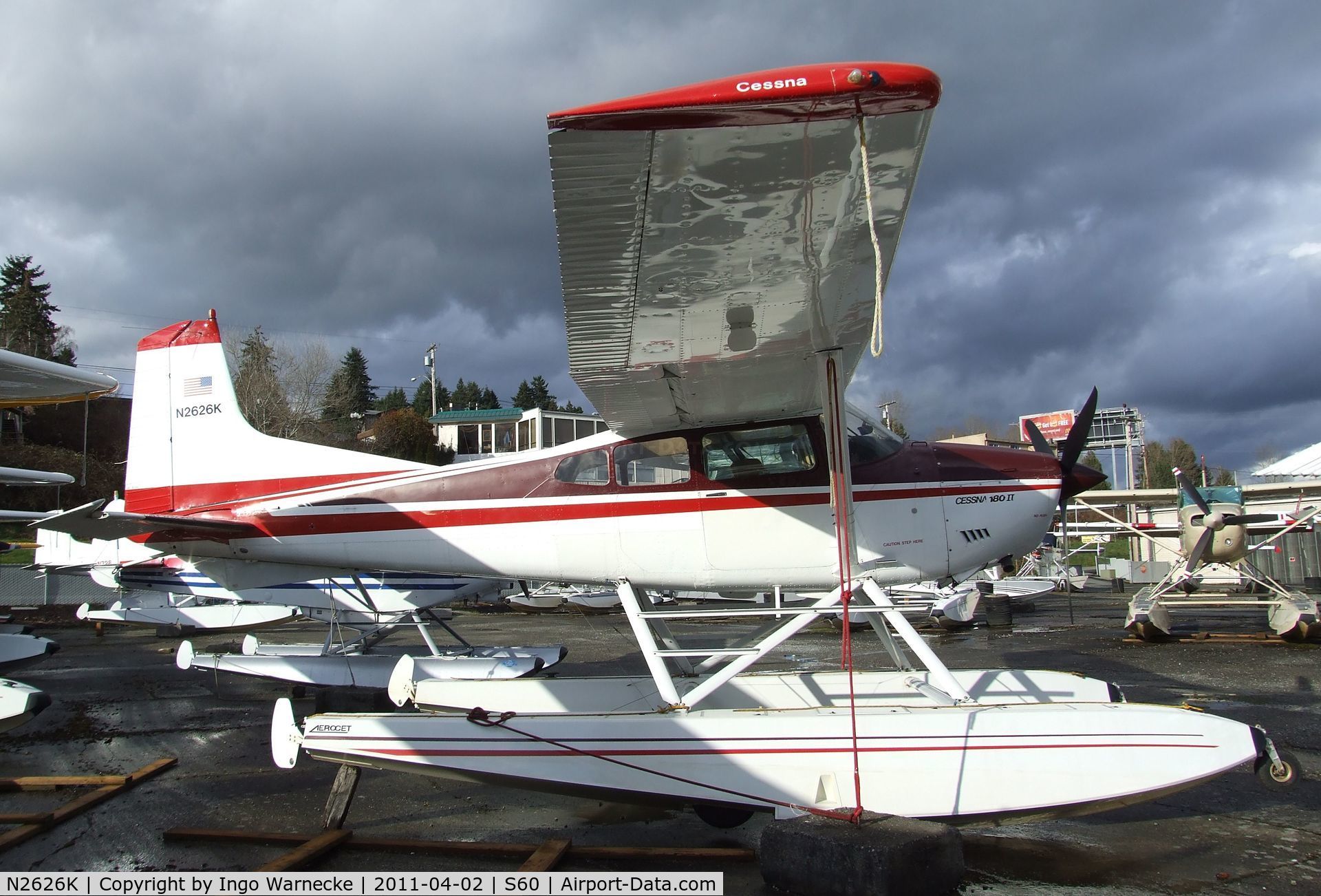 N2626K, 1979 Cessna 180K Skywagon C/N 18053019, Cessna 180K Skywagon II on floats at Kenmore Air Harbor, Kenmore WA