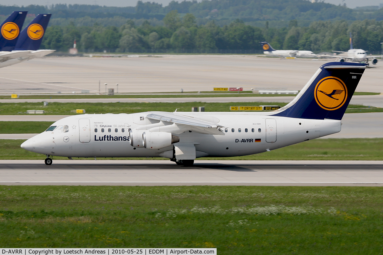 D-AVRR, 1997 BAE Systems Avro 146-RJ85 C/N E.2317, DLH Avro Jet