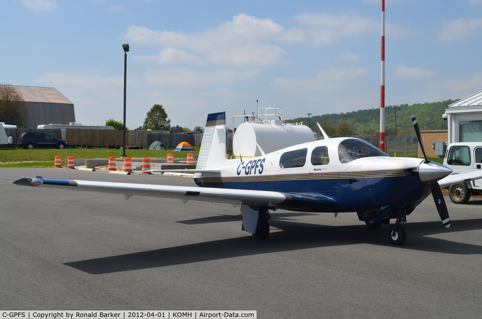 C-GPFS, 1997 Mooney M20J 201 C/N 24-3398, Orange