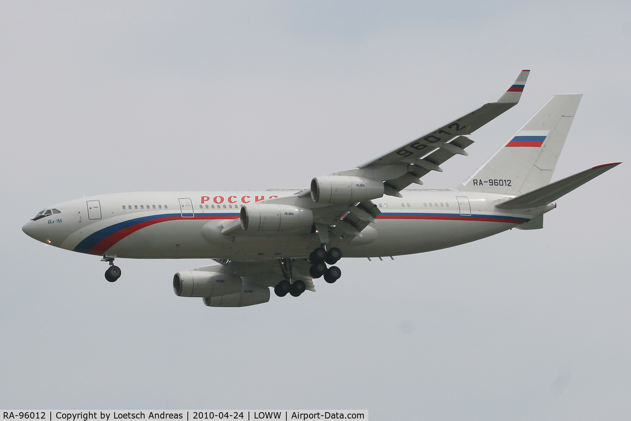 RA-96012, 1994 Ilyushin Il-96-300 C/N 74393201009, Russia State Transport Company