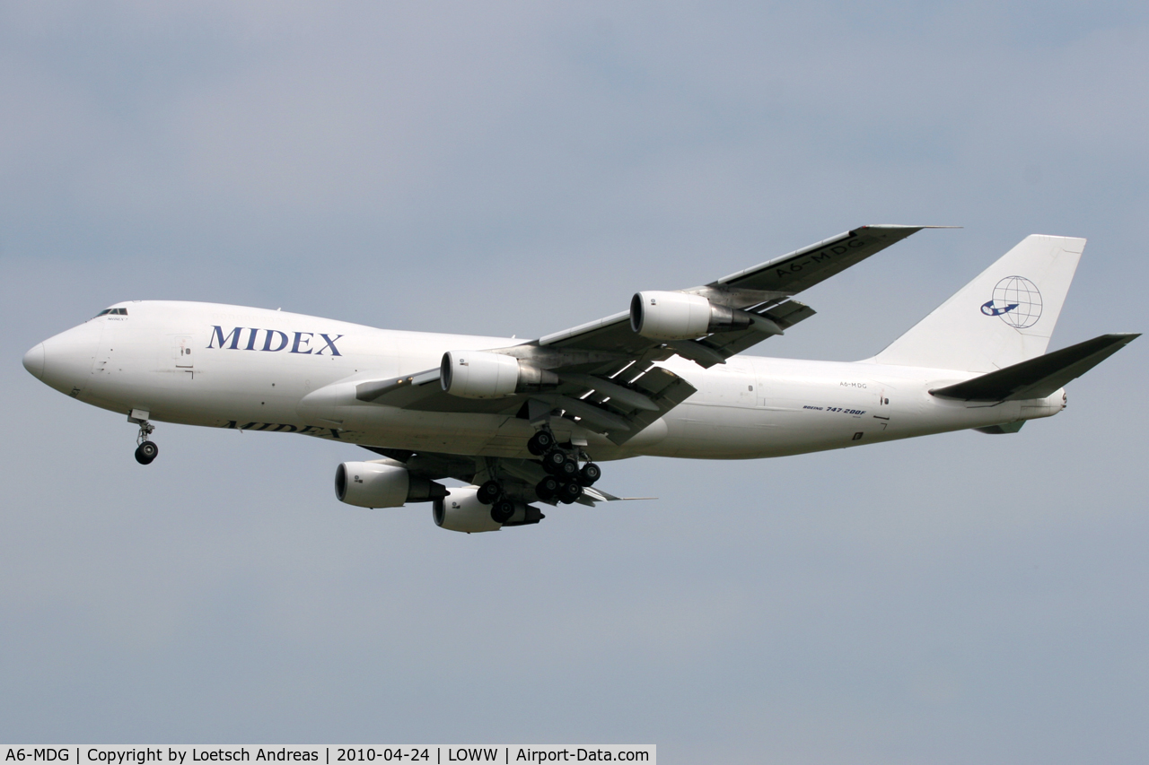 A6-MDG, 1991 Boeing 747-228F C/N 25266, Midex