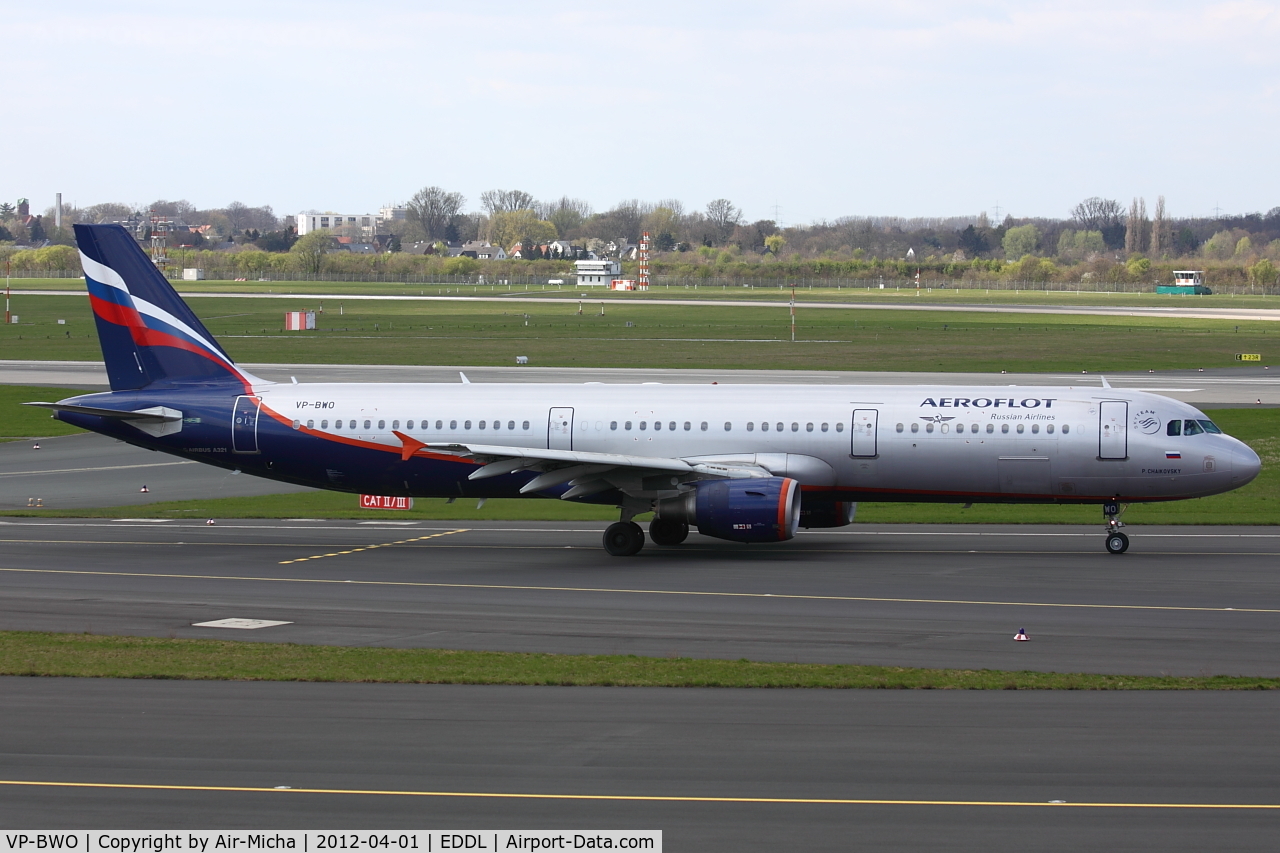 VP-BWO, 2004 Airbus A321-211 C/N 2337, Aeroflot, Airbus A321-211, CN: 2337, Name: P. Chaikovsky