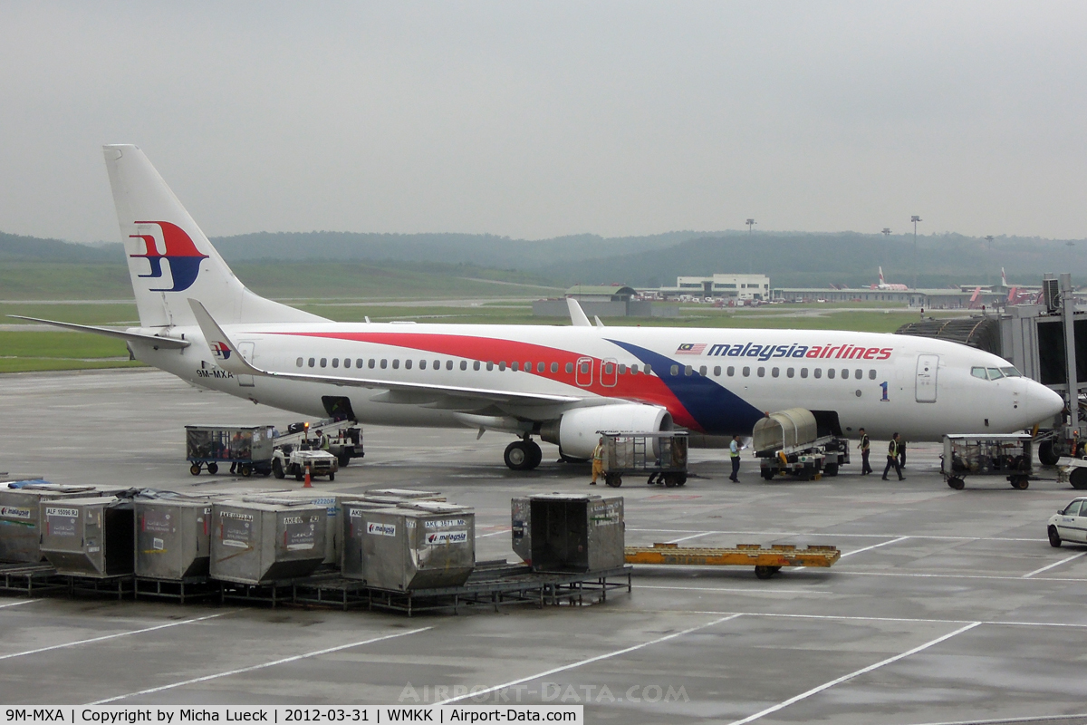 9M-MXA, 2010 Boeing 737-8H6 C/N 40128, At Kuala Lumpur