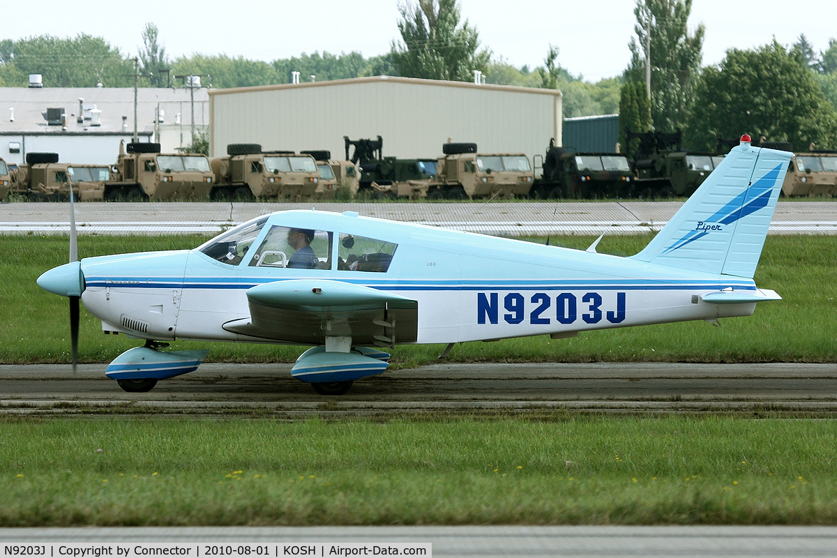 N9203J, 1966 Piper PA-28-180 Cherokee C/N 28-3271, EAA Airventure 2010.