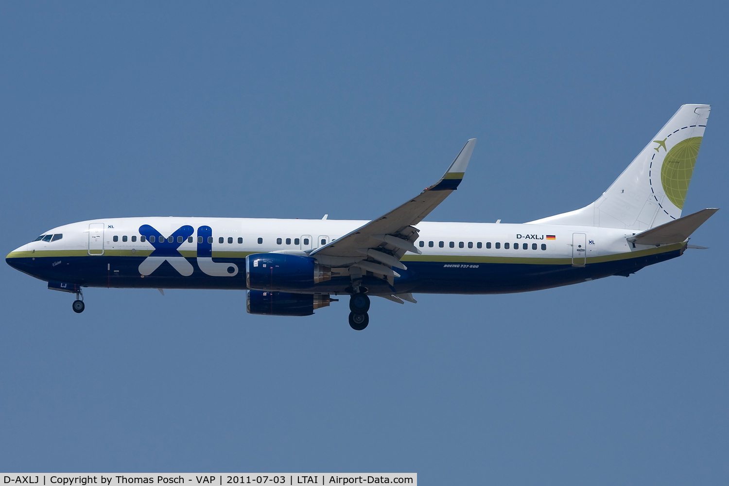D-AXLJ, 2001 Boeing 737-81Q C/N 30619, XL Airways Germany
