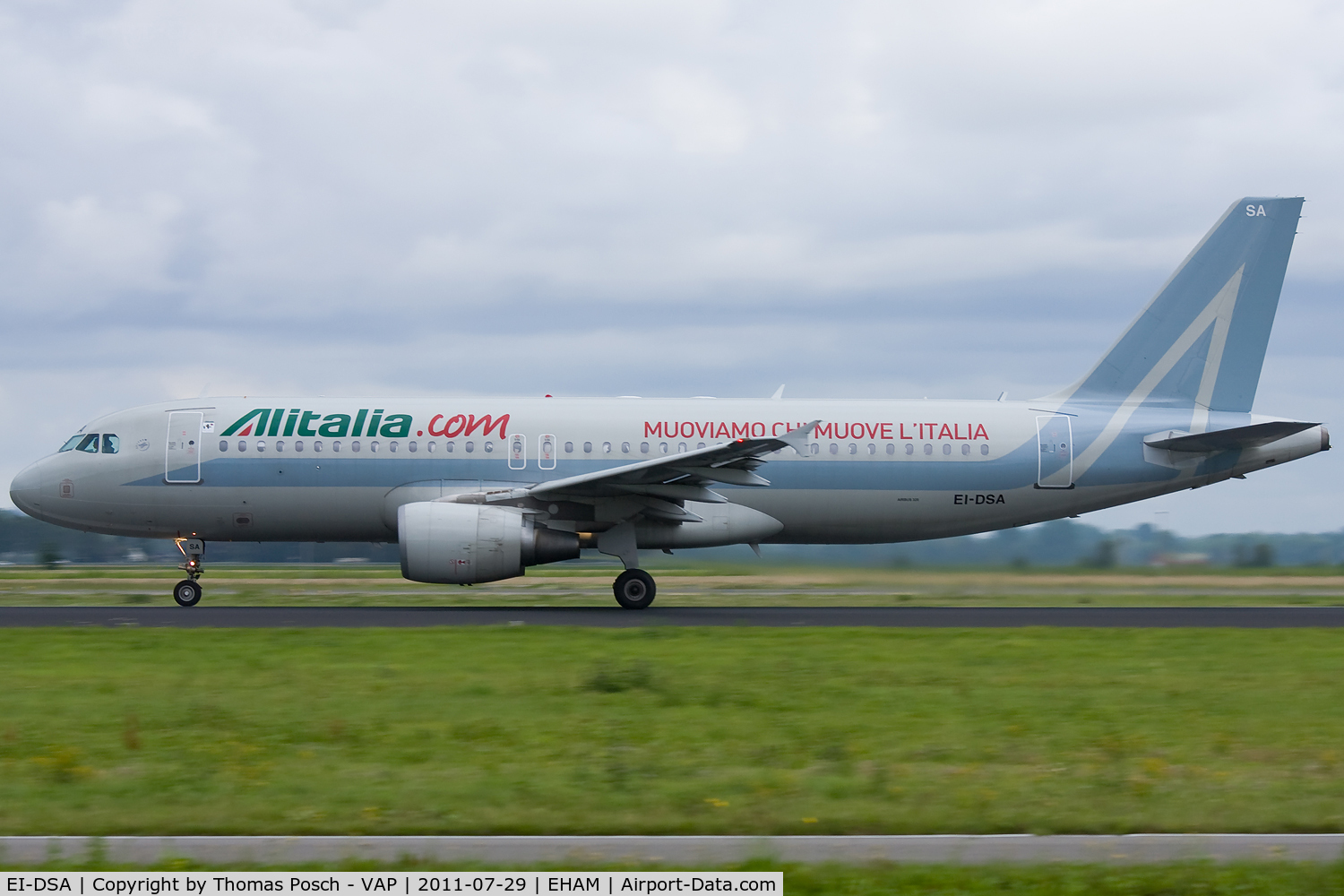 EI-DSA, 2006 Airbus A320-216 C/N 2869, Alitalia