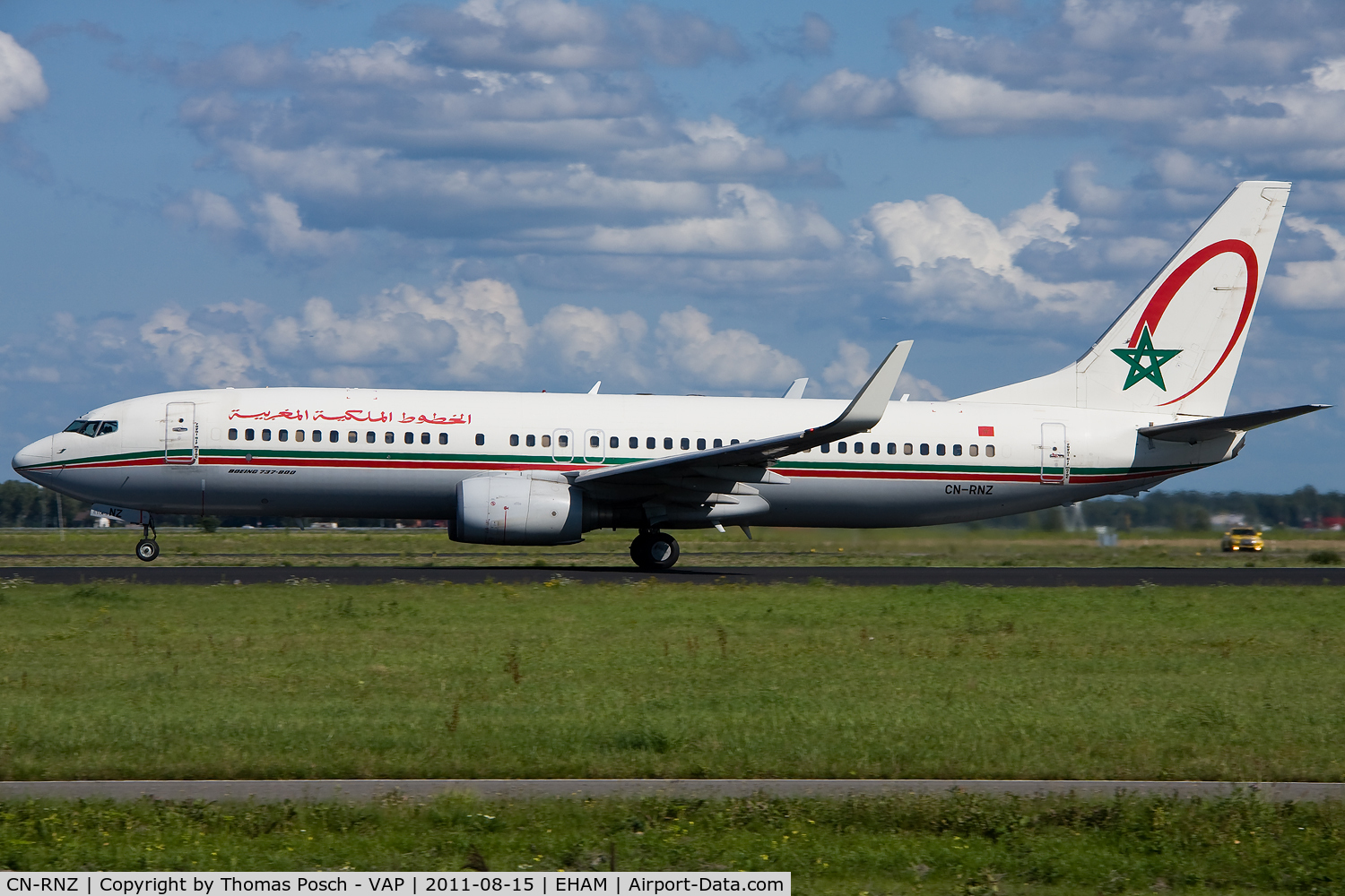 CN-RNZ, 2002 Boeing 737-8B6 C/N 33058, Royal Air Maroc