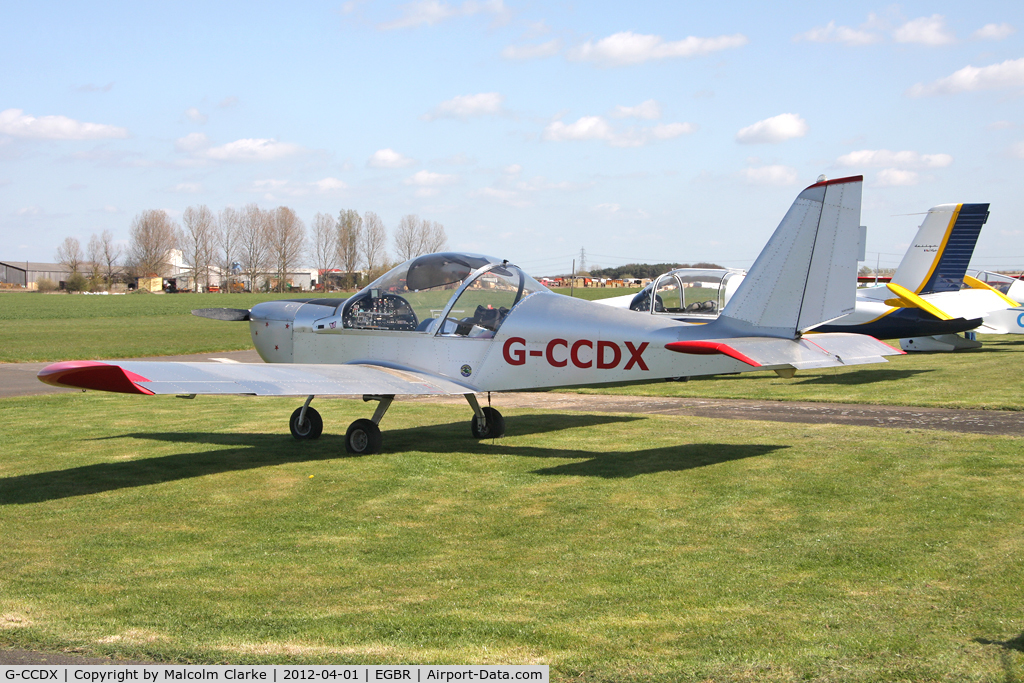 G-CCDX, 2003 Aerotechnik EV-97 Eurostar C/N PFA 315-14013, Aerotechnik EV-97 Eurostar, Breighton Airfield's 2012 April Fools Fly-In.