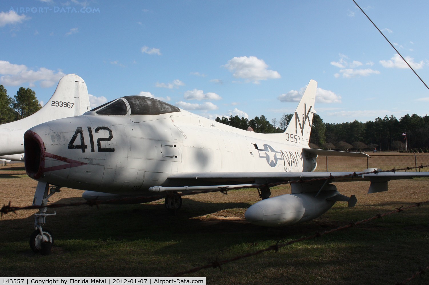 143557, North American AF-1E Fury C/N 204-65, AF-1E Fury at Georgia Veterans Park in Cordele GA