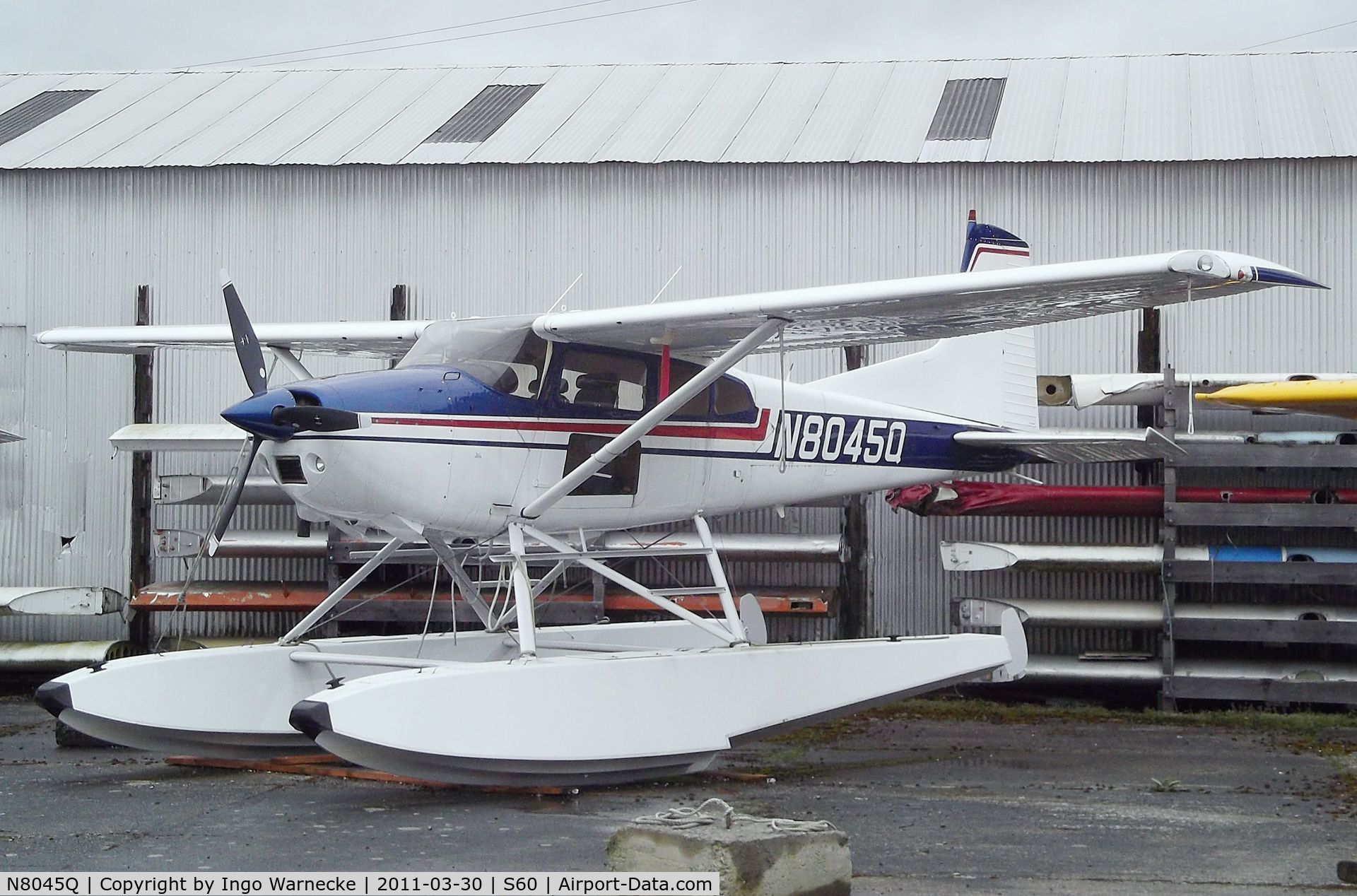 N8045Q, 1978 Cessna A185F Skywagon 185 C/N 18503632, Cessna A185F Skywagon on floats at Kenmore Air Harbor, Kenmore WA