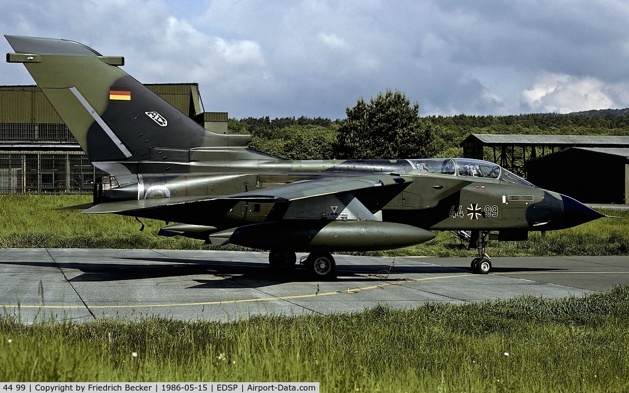 44 99, Panavia Tornado IDS C/N 501/GS152/4199, transient at Fliegerhorst Pferdsfeld