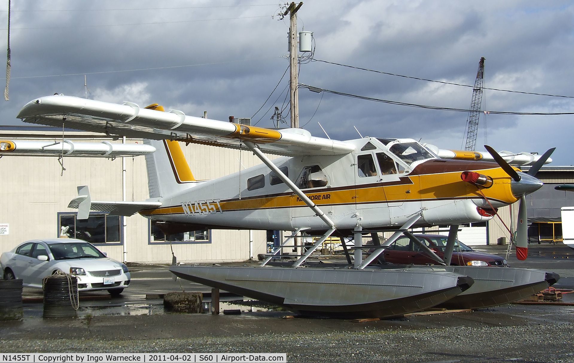 N1455T, 1966 De Havilland Canada DHC-2 Turbo Beaver Mk.3 C/N 1647TB26, De Havilland Canada DHC-2 Turbo-Beaver Mk.III on floats at Kenmore Air Harbor, Kenmore WA