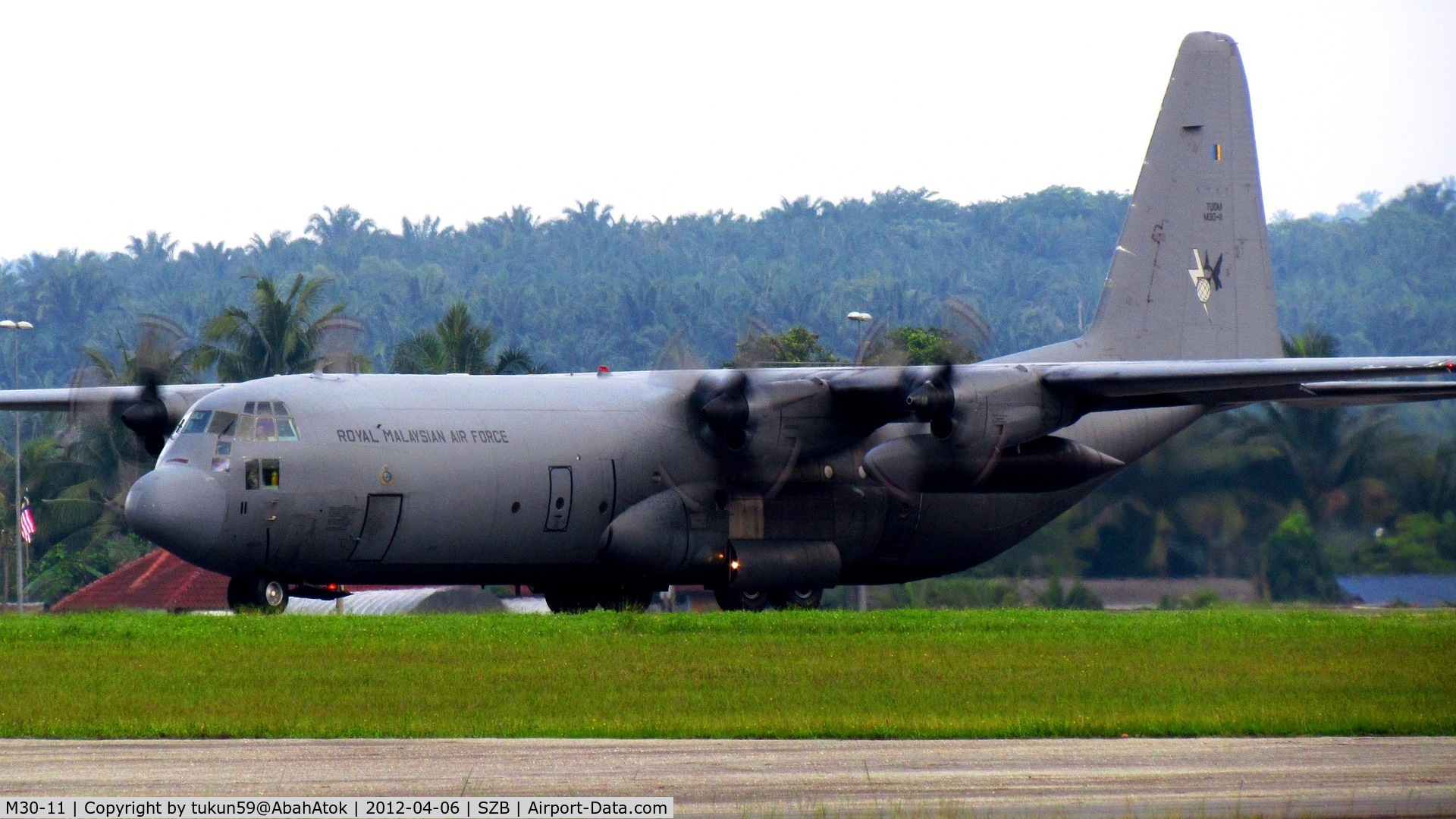 M30-11, 1992 Lockheed C-130H-30 Hercules C/N 382-5309, Royal Malaysian Air Force
