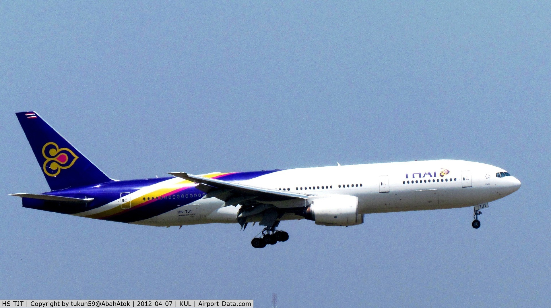 HS-TJT, 2006 Boeing 777-2D7/ER C/N 34588, Thai Airways International