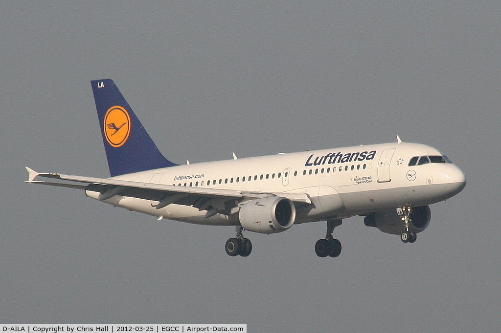 D-AILA, 1996 Airbus A319-114 C/N 609, Lufthansa