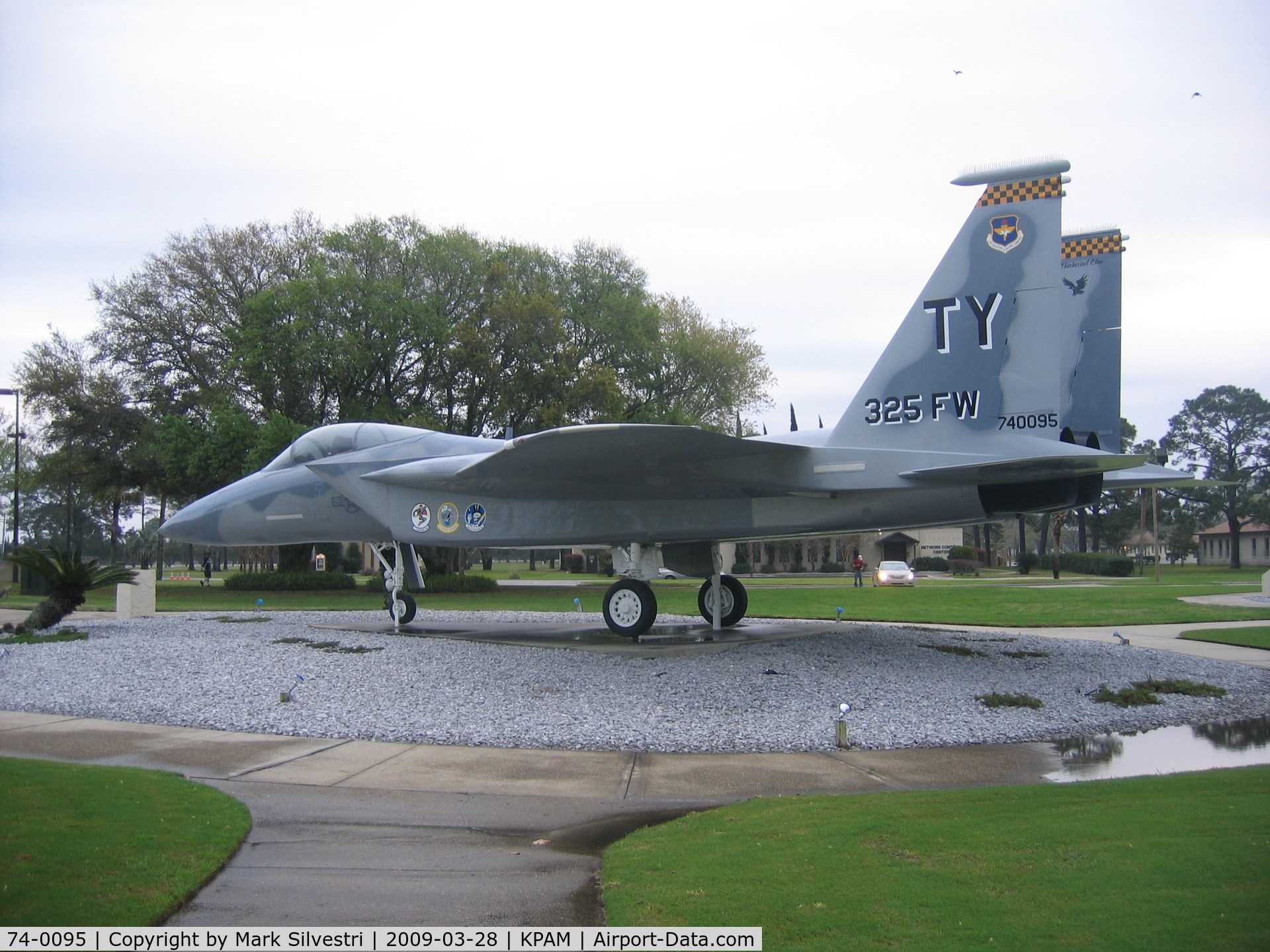 74-0095, 1974 McDonnell Douglas F-15A Eagle C/N 0069/A056, On Display at Tyndall AFB