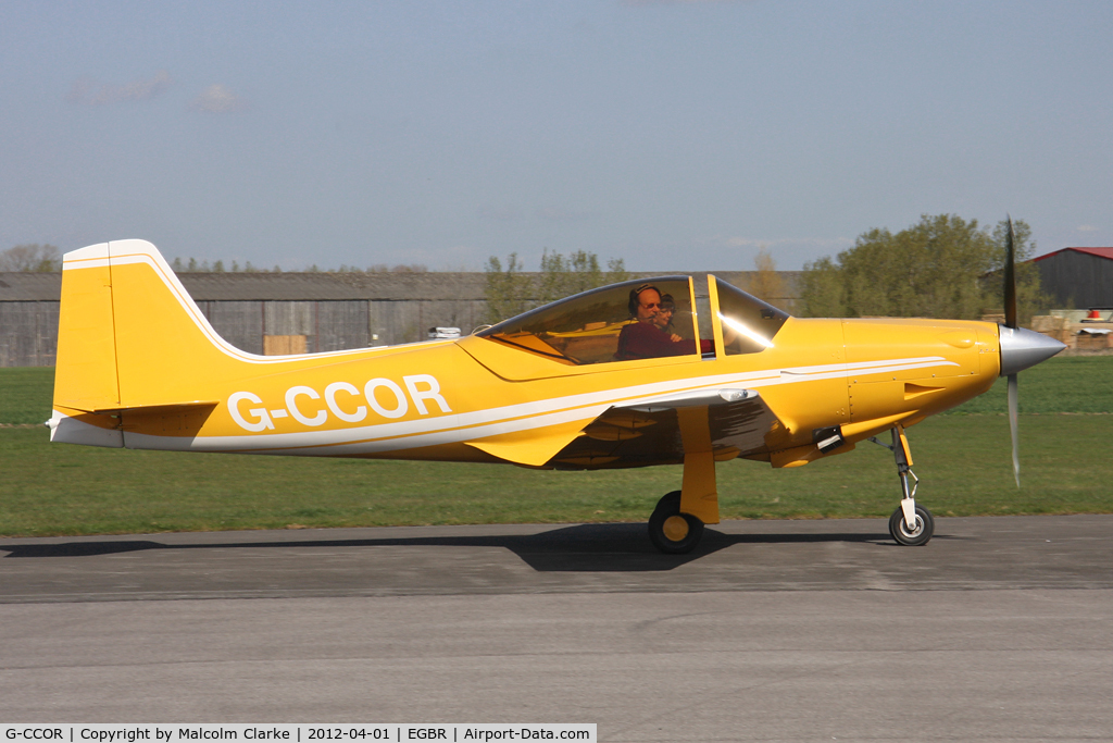 G-CCOR, 2005 Sequoia F8L Falco C/N PFA 100-10588, Falco F8L, Breighton Airfield's 2012 April Fools Fly-In.