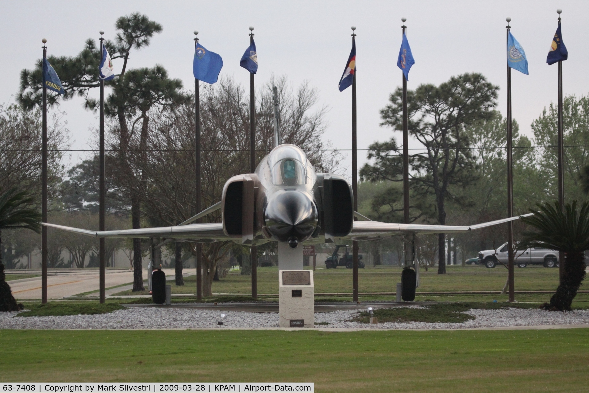 63-7408, 1963 McDonnell F-4C Phantom II C/N 7408, On display at Tyndall AFB