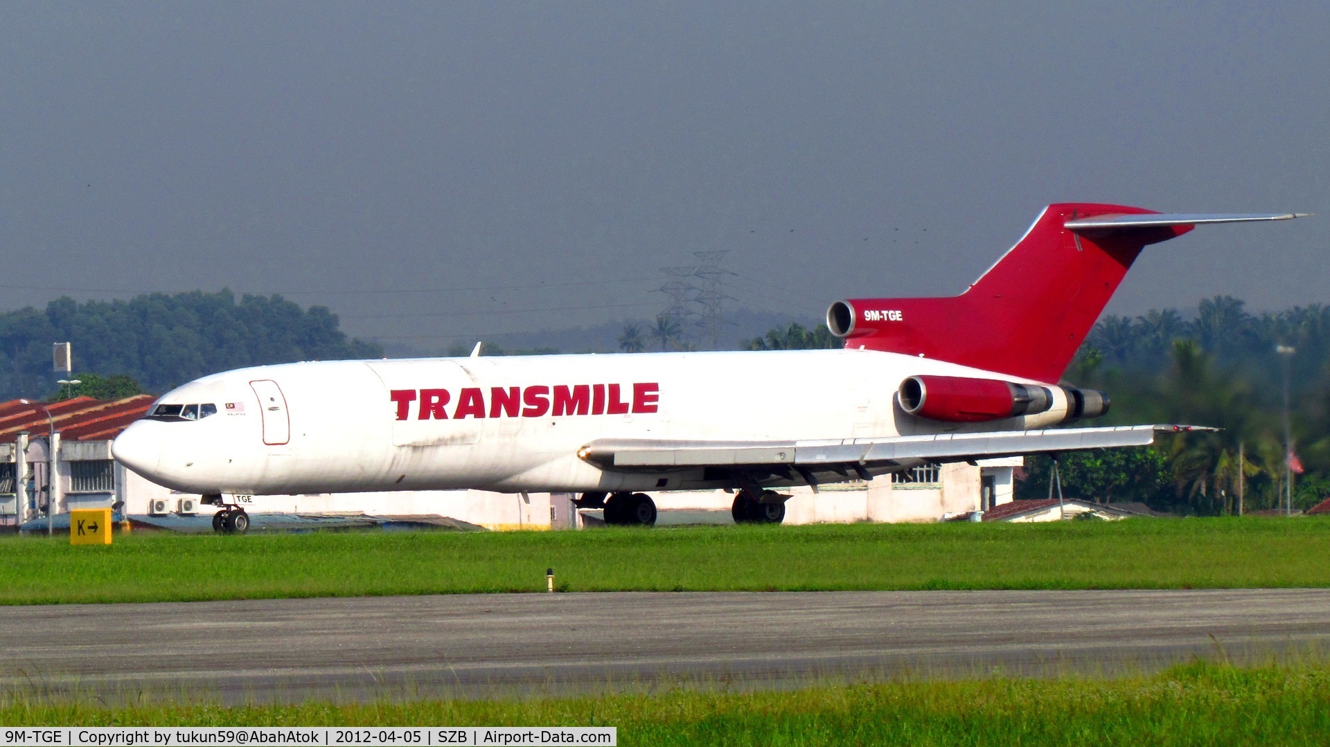 9M-TGE, 1979 Boeing 727-247F C/N 21697, Transmile Air Services