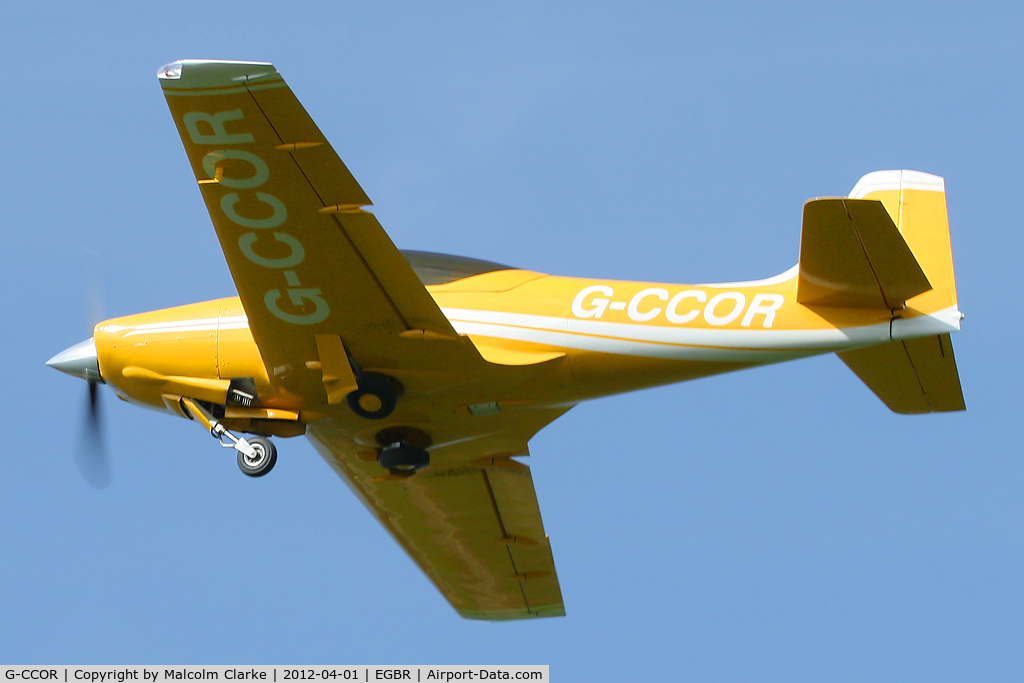 G-CCOR, 2005 Sequoia F8L Falco C/N PFA 100-10588, Falco F8L, Breighton Airfield's 2012 April Fools Fly-In.