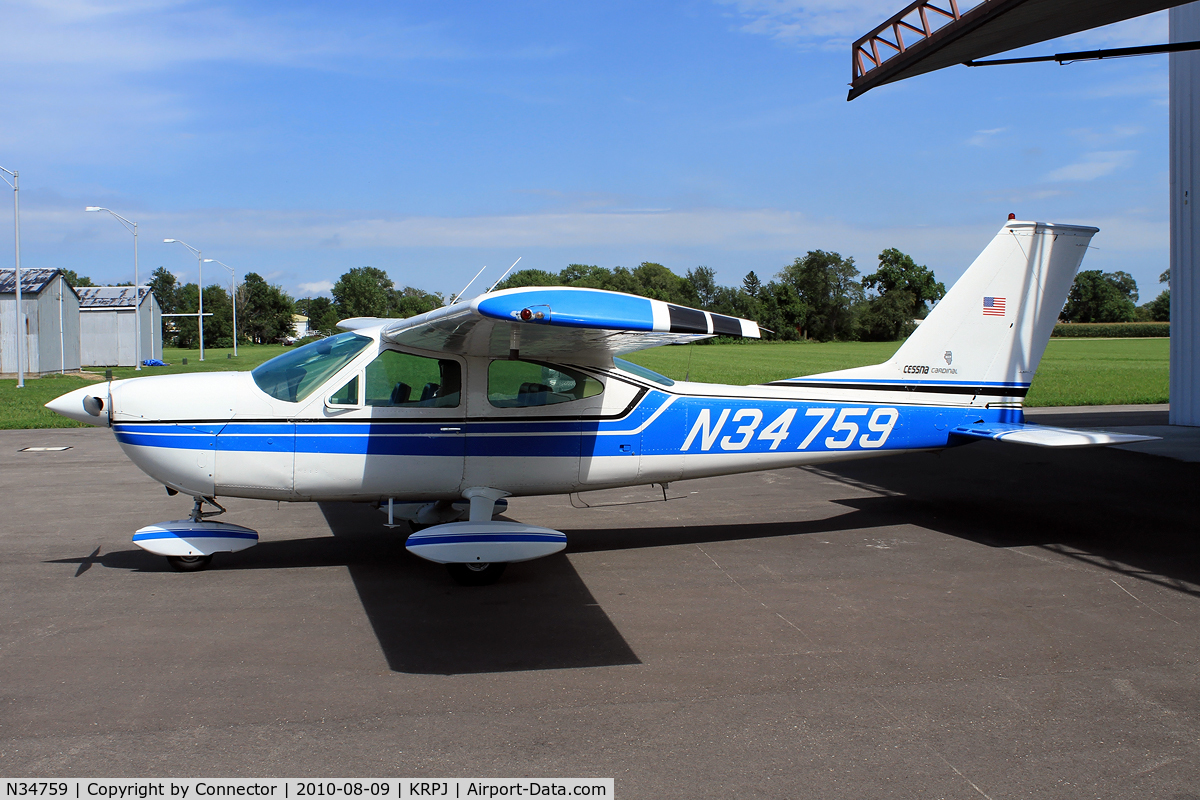 N34759, 1973 Cessna 177B Cardinal C/N 17701985, No description.