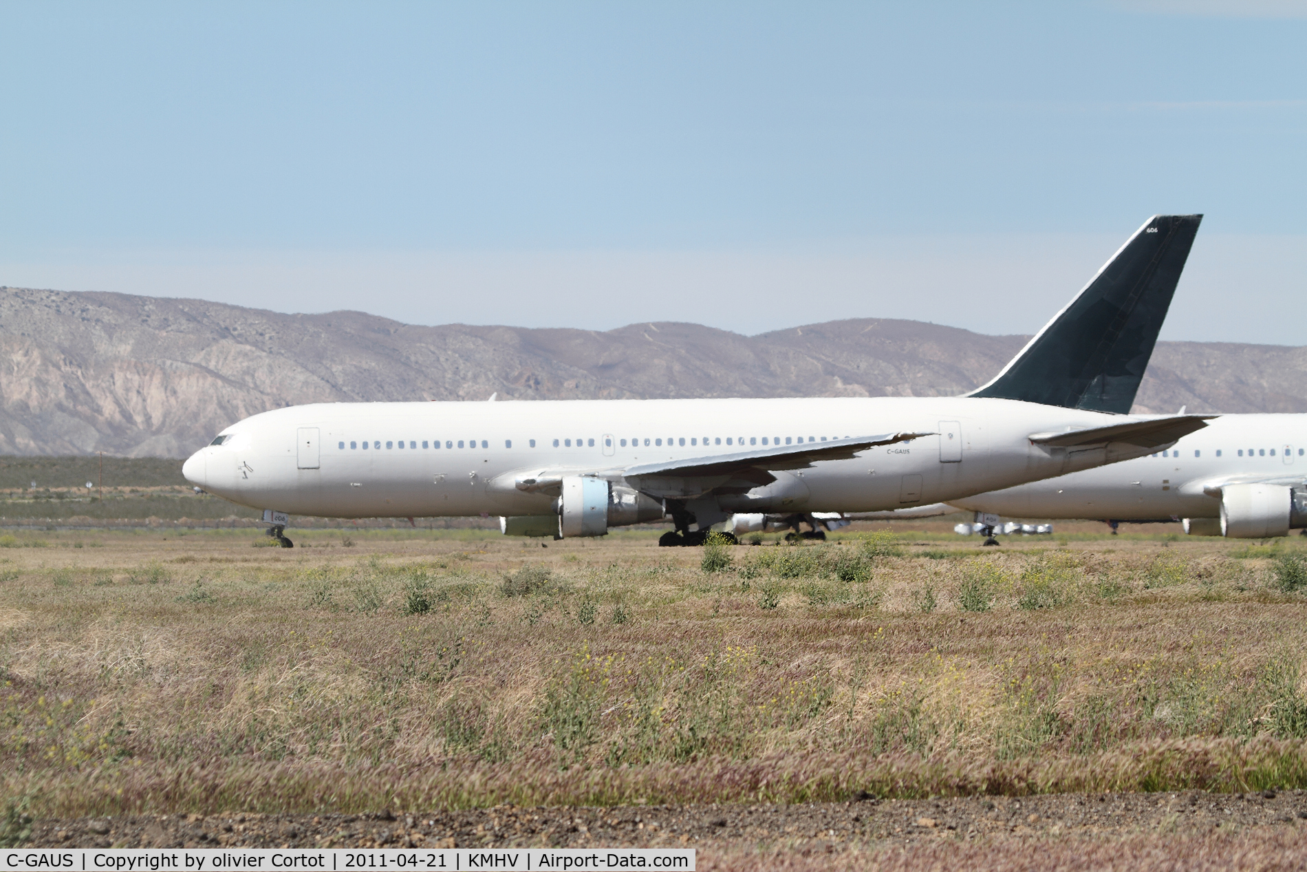 C-GAUS, 1983 Boeing 767-233 C/N 22522, Still at Mojave airport in april 2011