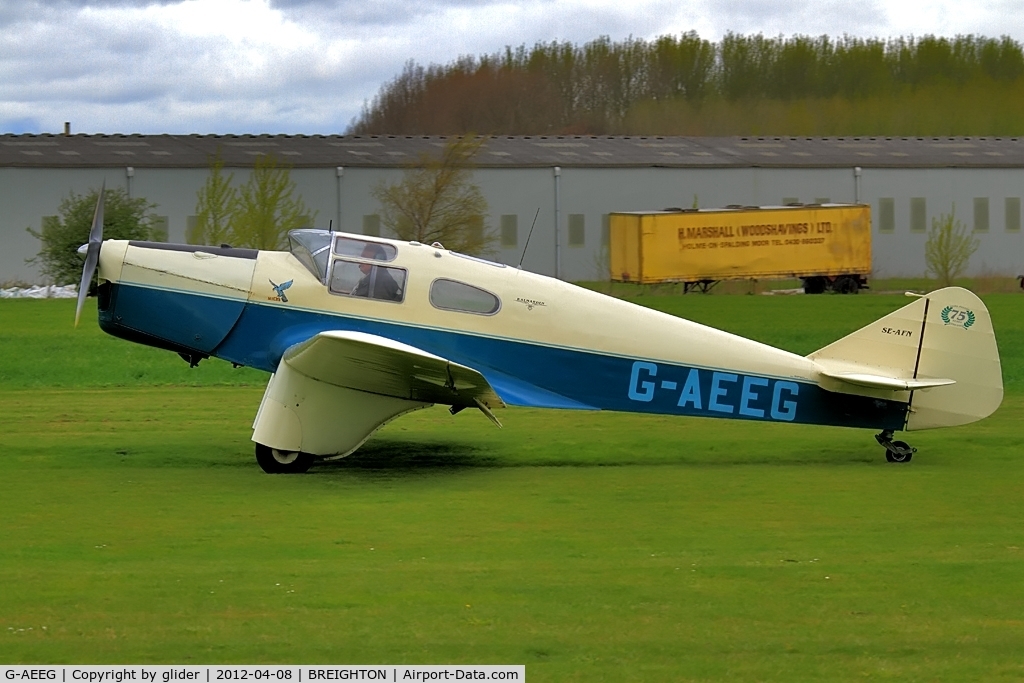 G-AEEG, 1936 Miles M-3A Falcon Major C/N 216, Last time I saw this gem was at Shuttleworth!