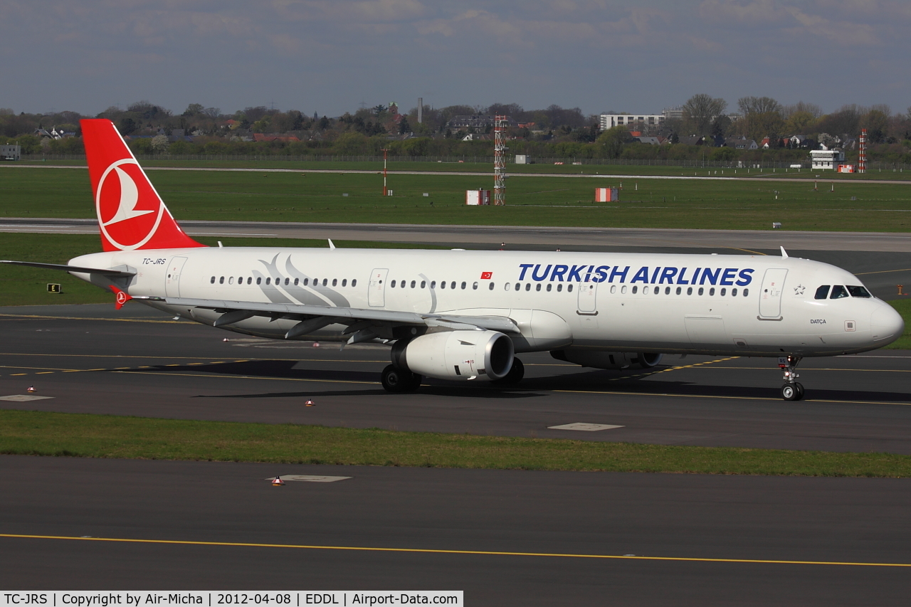 TC-JRS, 2011 Airbus A321-231 C/N 4761, Turkish Airlines, Airbus A321-231, CN: 4761, Aircraft Name: Datca