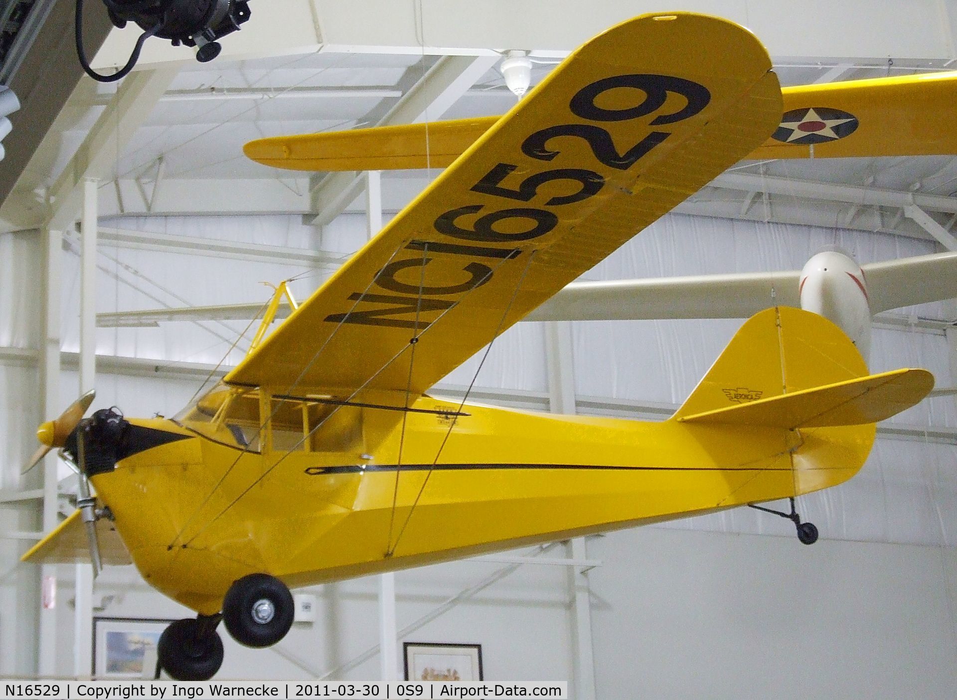 N16529, 1959 Aeronca C-3 C/N A-673, Aeronca C-3 at the Port Townsend Aero Museum, Port Townsend WA