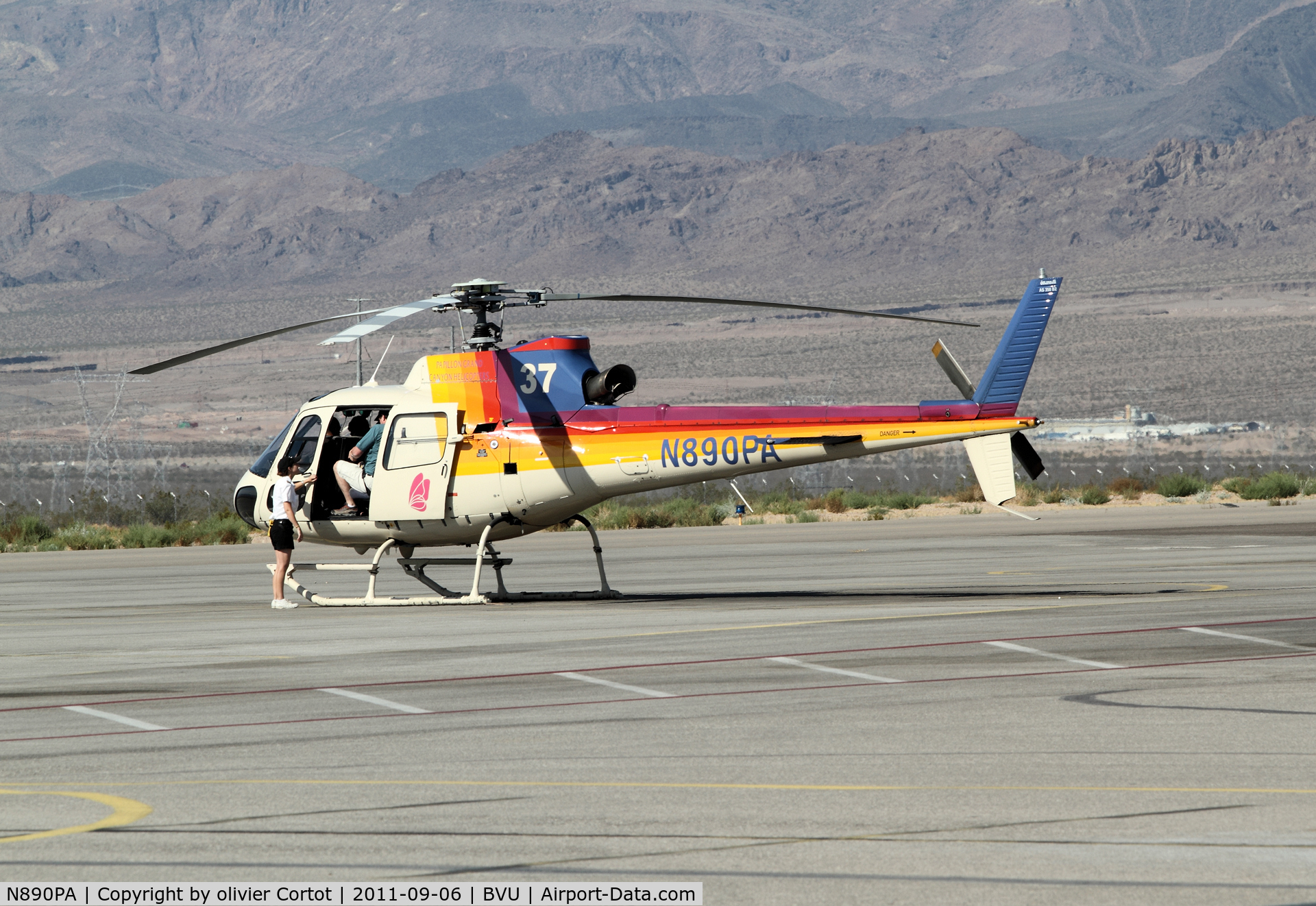N890PA, 2008 Eurocopter AS-350B-2 Ecureuil Ecureuil C/N 4554, One of the last AS350B2 at Boulder city
