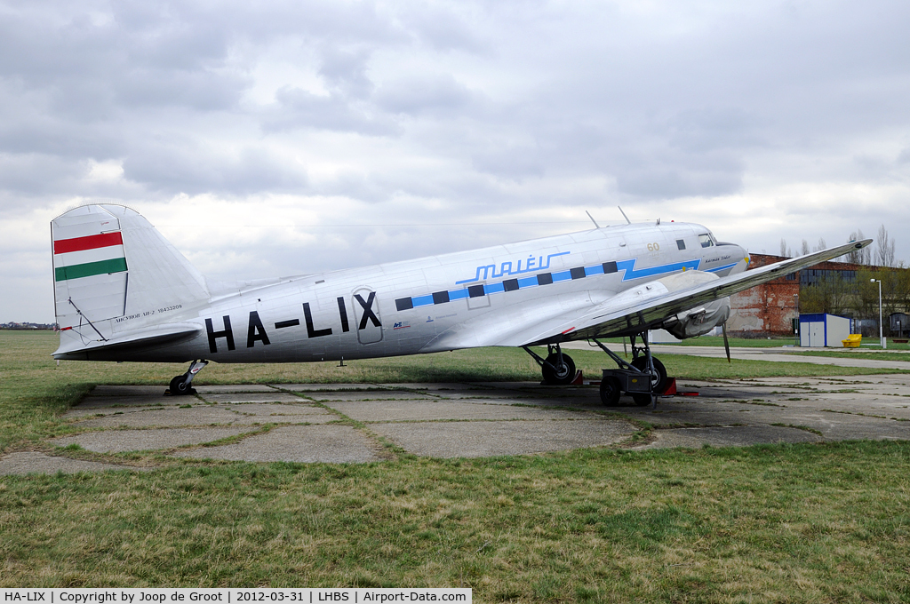 HA-LIX, 1949 Lisunov Li-2T Cab C/N 18433209, one of the last airworthy Li-2s