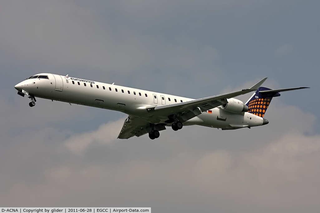 D-ACNA, 2009 Bombardier CRJ-900 NG (CL-600-2D24) C/N 15229, Inbound Rwy 24R