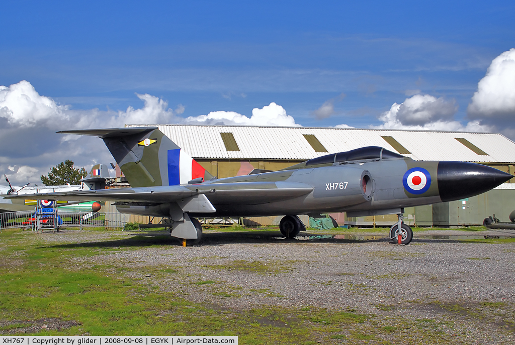 XH767, Gloster Javelin FAW.9 C/N Not found XH767, Looking good after a fine paint job at Leeming I believe