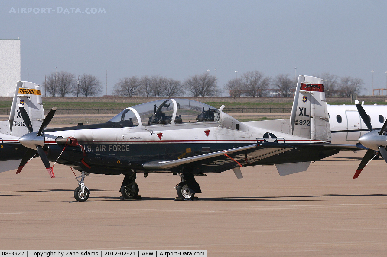 08-3922, 2008 Raytheon Beech T-6A Texan II C/N PT-481, At Alliance Airport - Fort Worth, TX