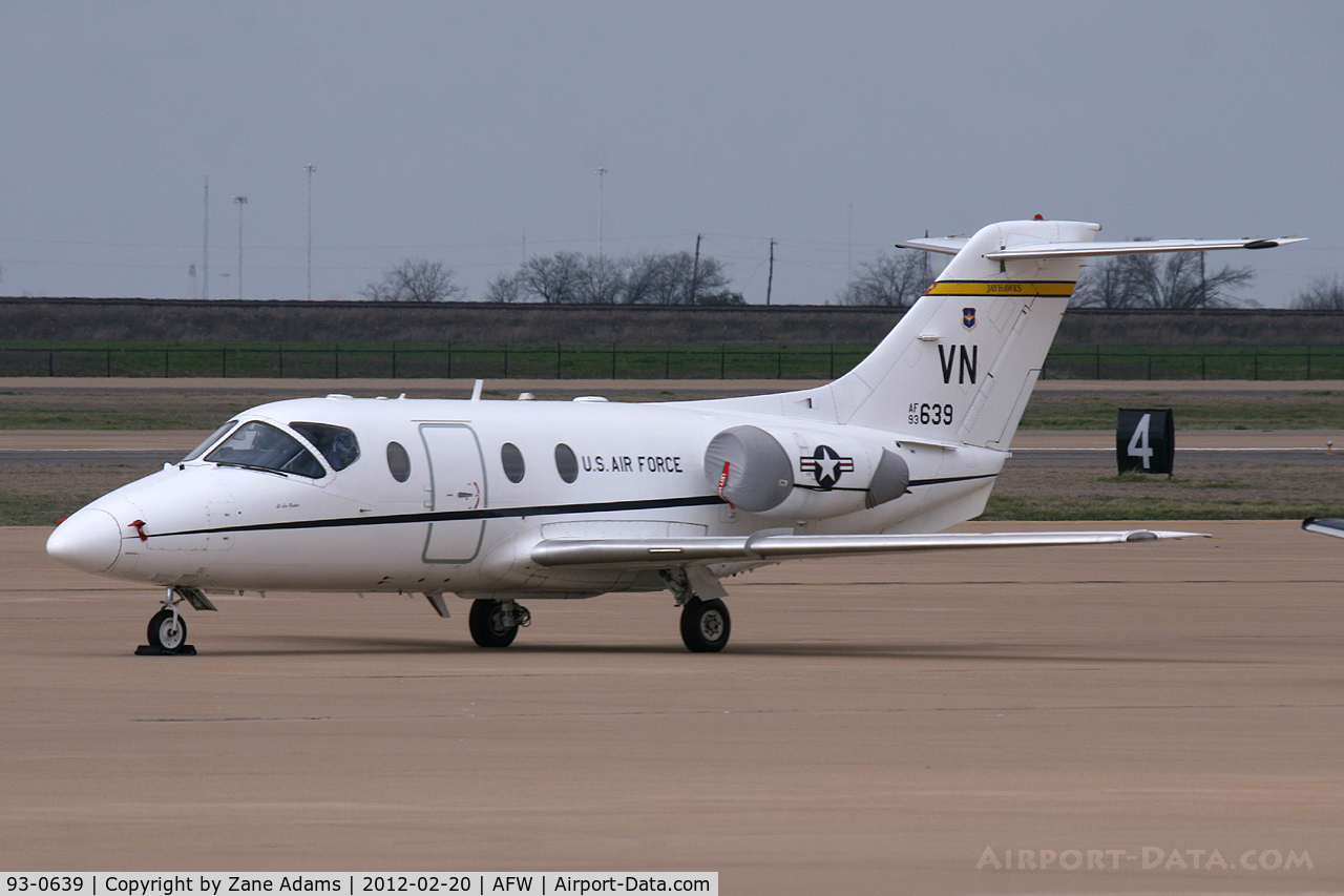 93-0639, 1993 Raytheon T-1A Jayhawk C/N TT-96, At Alliance Airport - Fort Worth, TX
