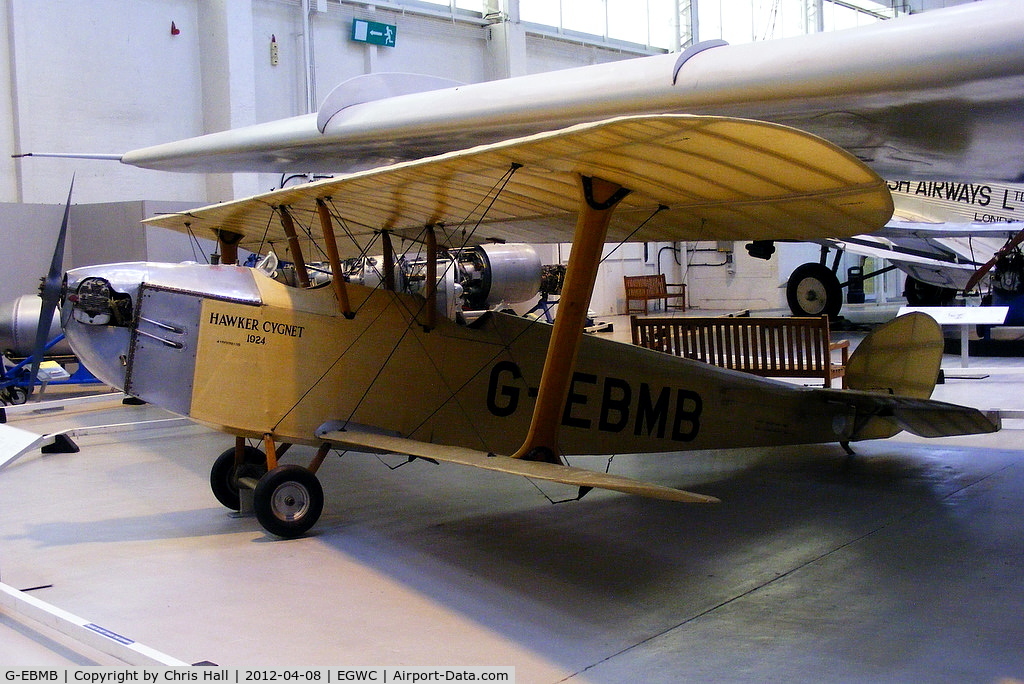G-EBMB, 1924 Hawker Cygnet 1 C/N 1, The Cygnet was the first aircraft to be designed by Sydney Camm after he joined what was then the Hawker Engineering Company.