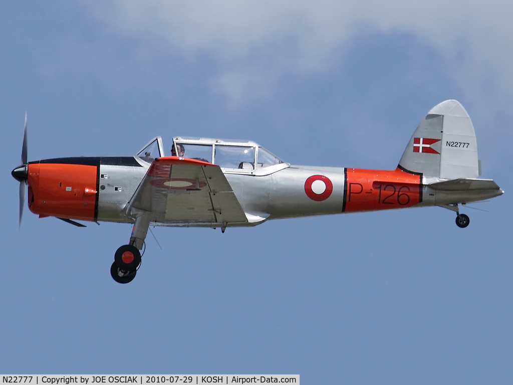 N22777, 1950 De Havilland DHC-1 Chipmunk 22 C/N C1/0105, Flying at Oshkosh