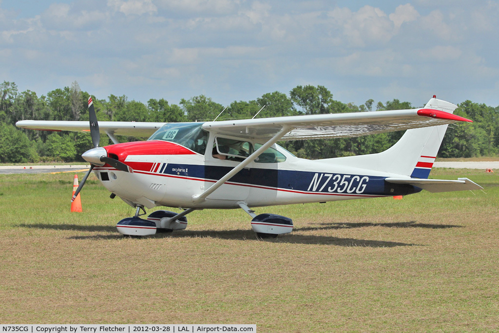 N735CG, 1976 Cessna 182Q Skylane C/N 18265314, 1976 Cessna 182Q, c/n: 18265314 at 2012 Sun N Fun
