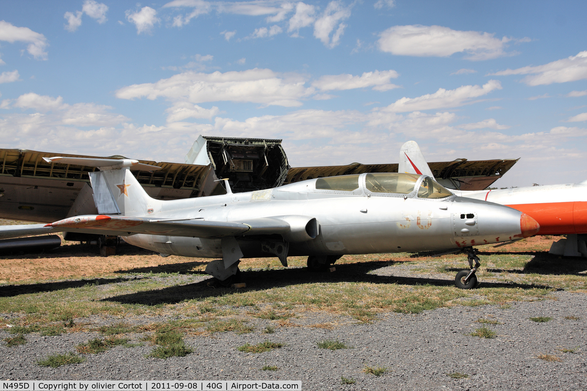N495D, Aero L-29 DELFIN C/N 993219, Now part of the Valle museum