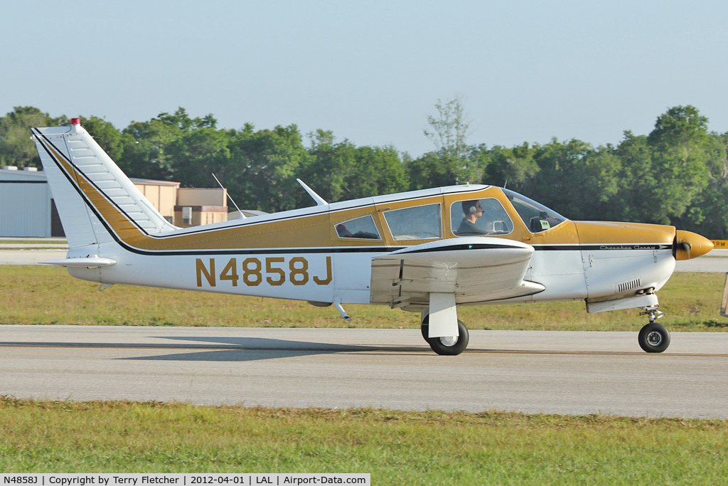 N4858J, 1968 Piper PA-28R-180 Cherokee Arrow C/N 28R-30614, 1968 Piper PA-28R-180, c/n: 28R-30614 at 2012 Sun N Fun