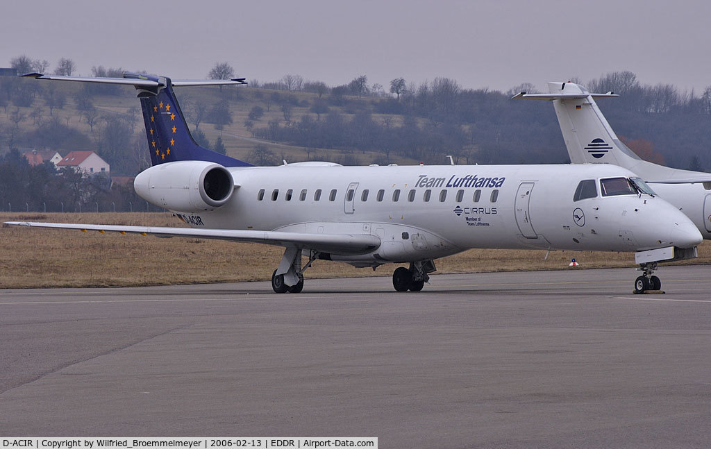 D-ACIR, 2000 Embraer EMB-145MP (ERJ-145MP) C/N 145230, Parked on Apron.