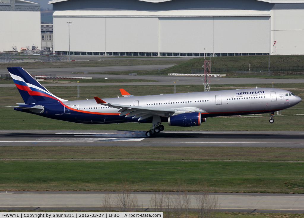 F-WWYL, 2012 Airbus A330-343X C/N 1301, C/n 1301 - To be VQ-BMY