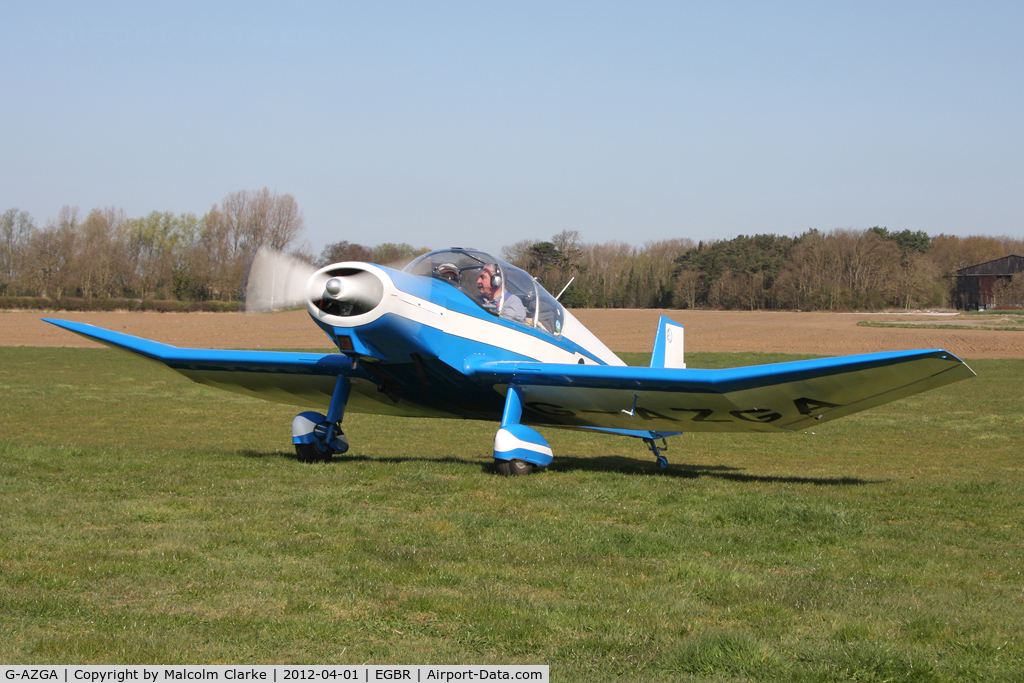 G-AZGA, 1959 Jodel D-120A Paris-Nice C/N 144, Wassmer D-120 Paris-Nice, Breighton Airfield's 2012 April Fools Fly-In.