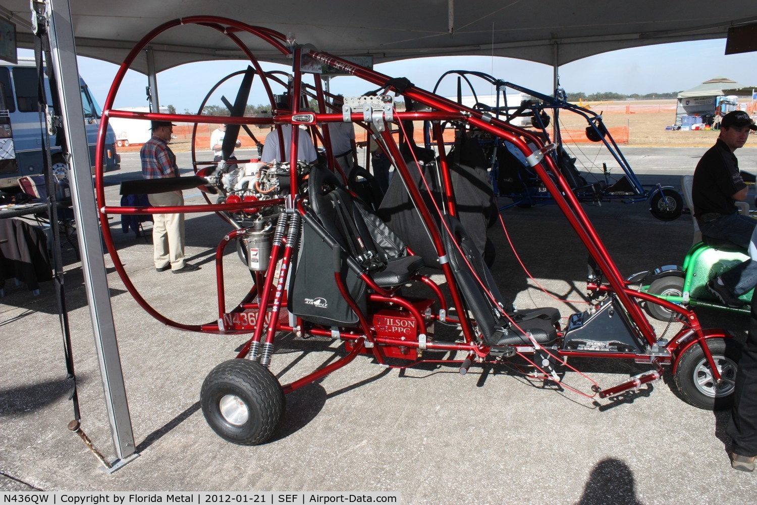 N436QW, Powrachute Llc AIRWOLF 912ULS C/N A149ULS, Airwold Powerchute