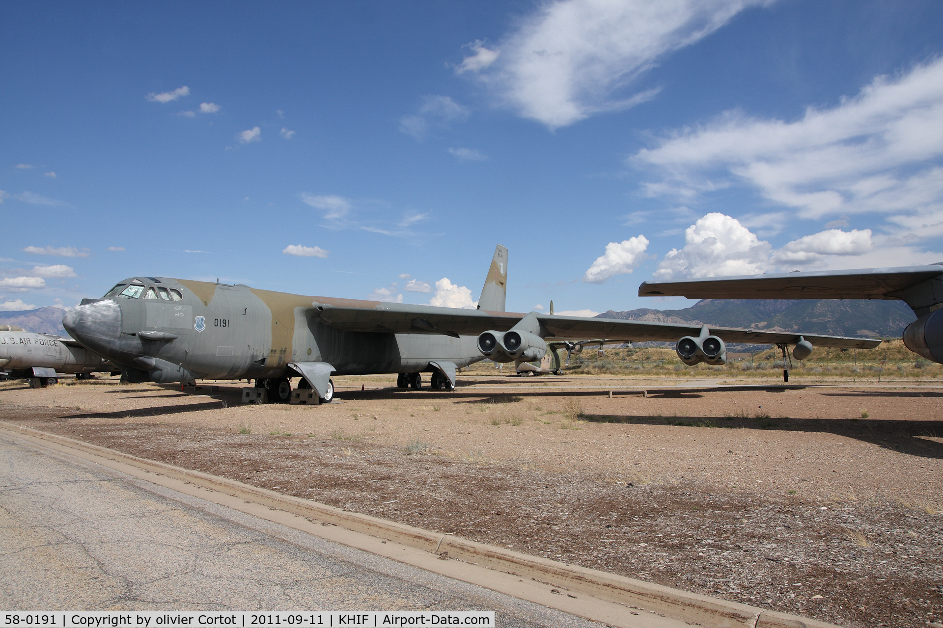 58-0191, 1958 Boeing B-52G Stratofortress C/N 464259, sunny utah !