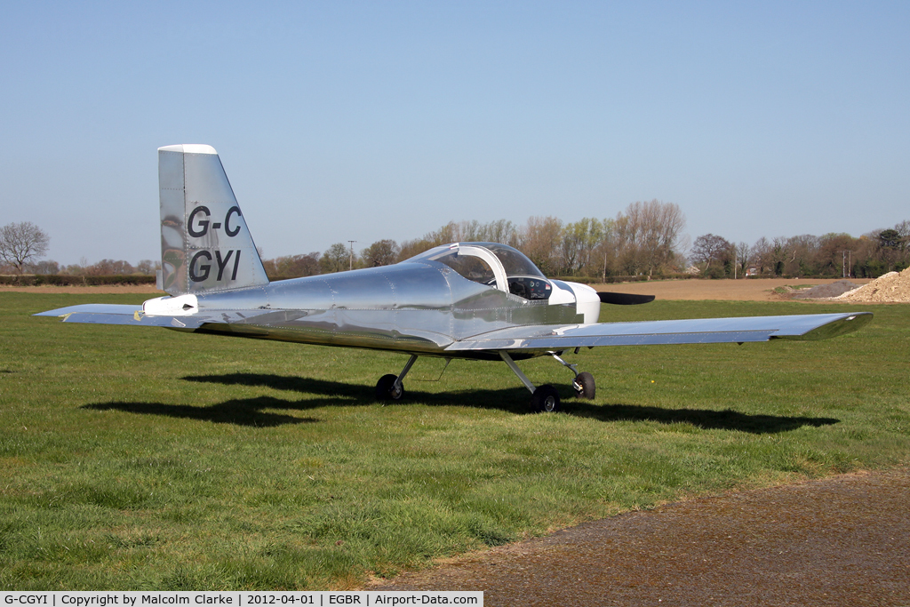 G-CGYI, 2011 Vans RV-12 C/N LAA 363-14994, Vans RV-12, Breighton Airfield's 2012 April Fools Fly-In.